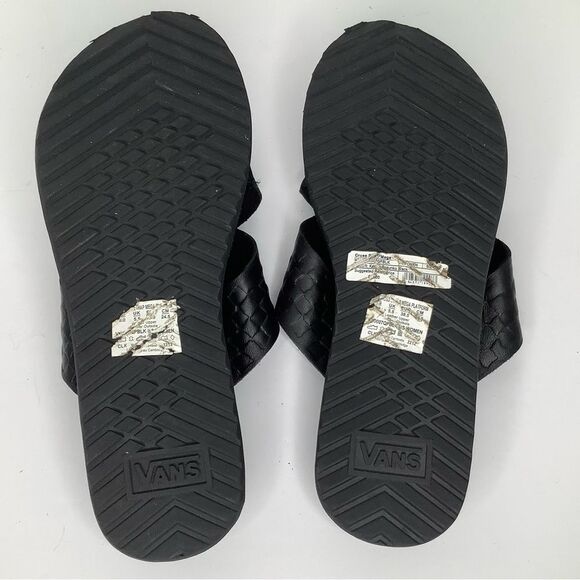 Vans Karina Rozunko Ultra Crush Black Leather Women’s Summer Sandals Sz 8 - Picture 9 of 10